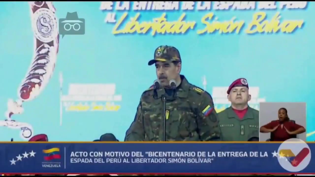 Мадуро на фоне проходящей в Венесуэле военной подготовки Мы... 3 Миниатюра видео