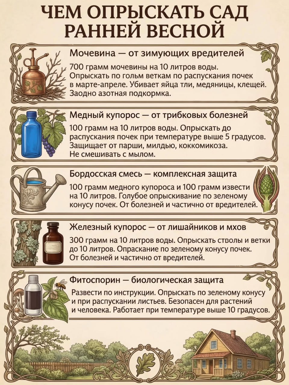 Дачники часто упускают важный момент и весь сезон борются... 3 Дачники часто упускают важный момент — и весь сезон борются за урожай! 🙌
Ранняя весна — это не время для обычных работ.
Это шанс провести всего ОДНУ ключевую обработку, которая:
🌿 Избавит от перезимовавших вредителей
🍎 Предохранит плодовые культуры от болезней вроде парши, мильдью и коккомикоза
🌳 Удалит мхи и лишайники с коры деревьев
⭐️ Обеспечит растениям мощное начало сезона
Пока почки ещё дремлют — используй этот шанс.
Опоздаешь — приготовься к постоянным опрыскиваниям позже.
Возьми на заметку простую инструкцию, чтобы:
✅ Правильно выбрать препарат
✅ Точно соблюдать концентрацию
✅ Провести обработку вовремя
📌 Сохраняй — каждая минута весны важна
📤 Передай друзьям-дачникам, которые вечно откладывают
🌱 Следи за нами — впереди подробный календарь садовых мероприятий без излишнего химиката
Весна требует стратегии. Хороший урожай любит тех, кто заранее готовится!
👉 Дача | INFOPULSE