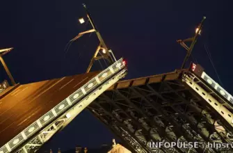 Дворцовый мост закроют на три часа вечером 20 октября