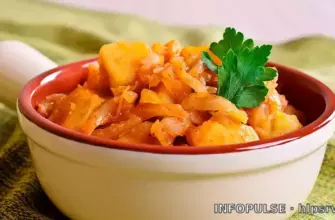 Тушеная капуста с курицей и картошкой: 40 минут и 444 ккал на порцию